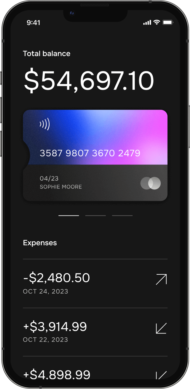 The Credit Card Of The Future - Bnkly X Webflow Template